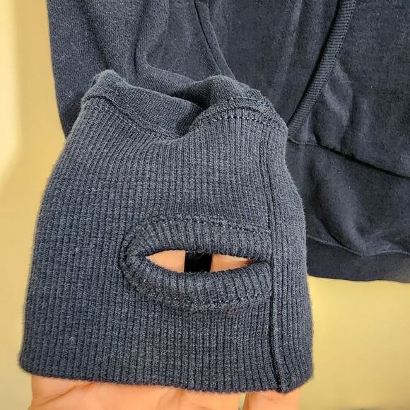 Jansport Notre Dame funnel neck long sleeve tunic sweatshirt woman's size large - Picture 6 of 9